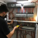 Instalacja elektryczna w garażu